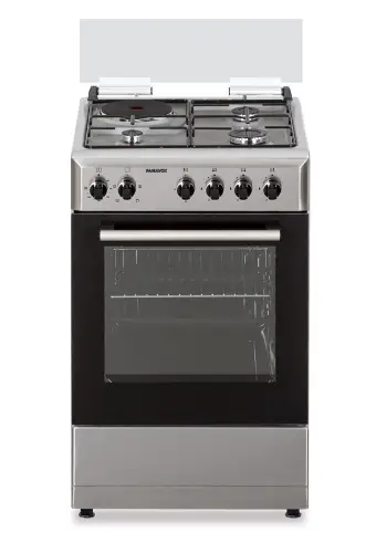Cocina Panavox Combinada Acero Inox 50e