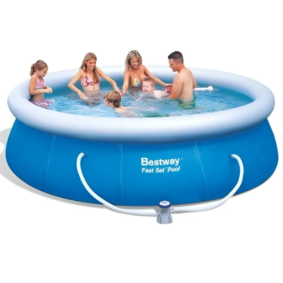 Piscina Inflable Tipo Gomón 5377 Lt Con Filtro Y Bomba