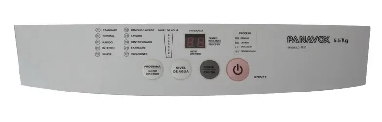 Lavarropas Panavox 5,5Kg B55 Carga Superior - Imagen 4