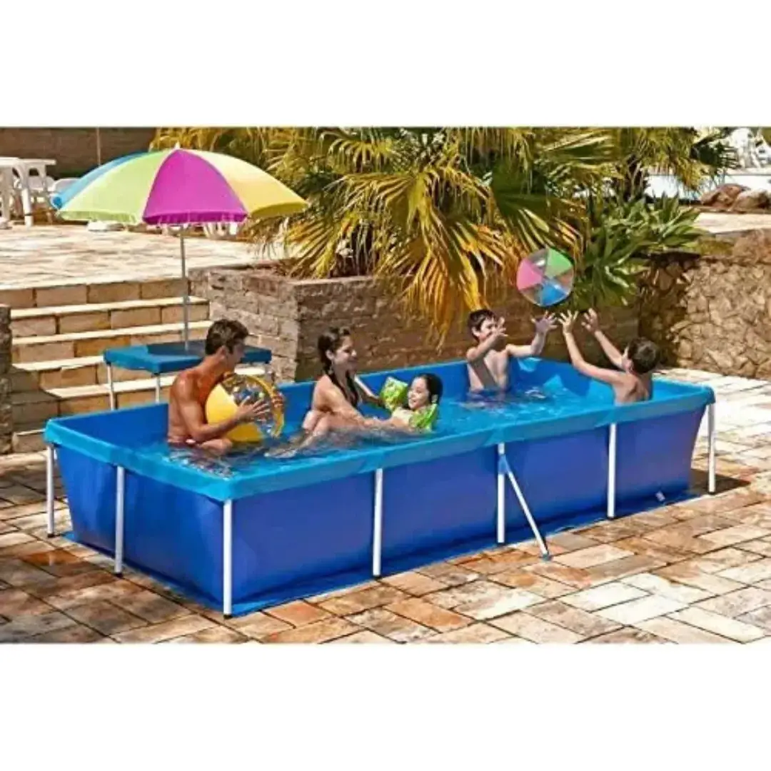 Piscina Mor Rectangular 3000L azul - Imagen 2