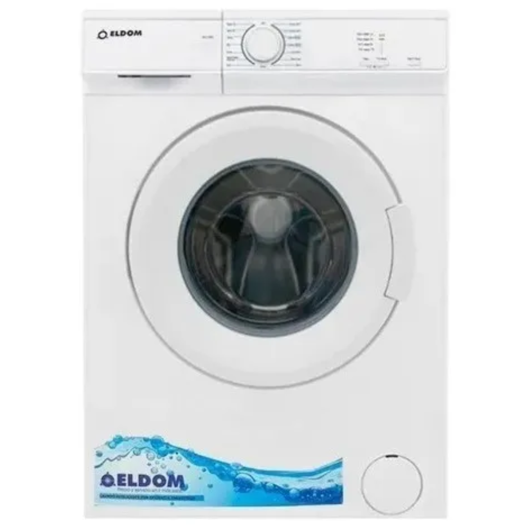 Lavarropas Eldom hasta 6kg color blanco