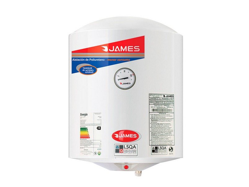 Calefón James 30 lts. Cilindrico