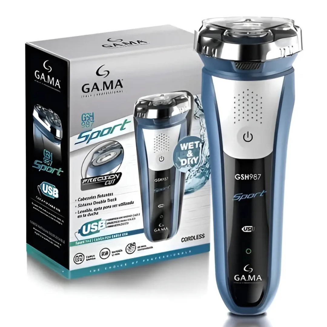 Afeitadora Gama Inalámbrica Gsh 987  Azul