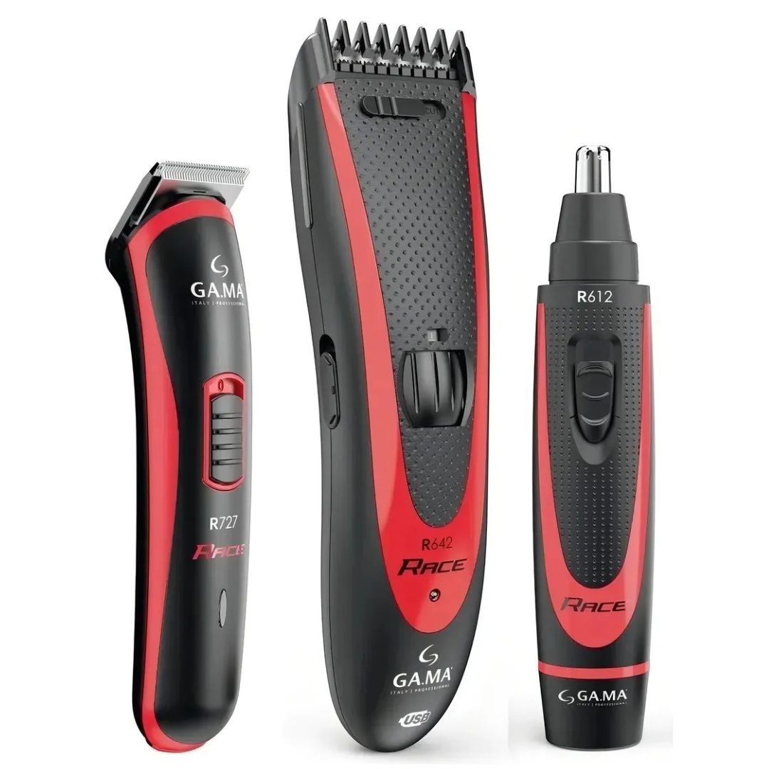 Maquinita CortaPelo Gama Race R649 Negro Y Rojo - Imagen 3