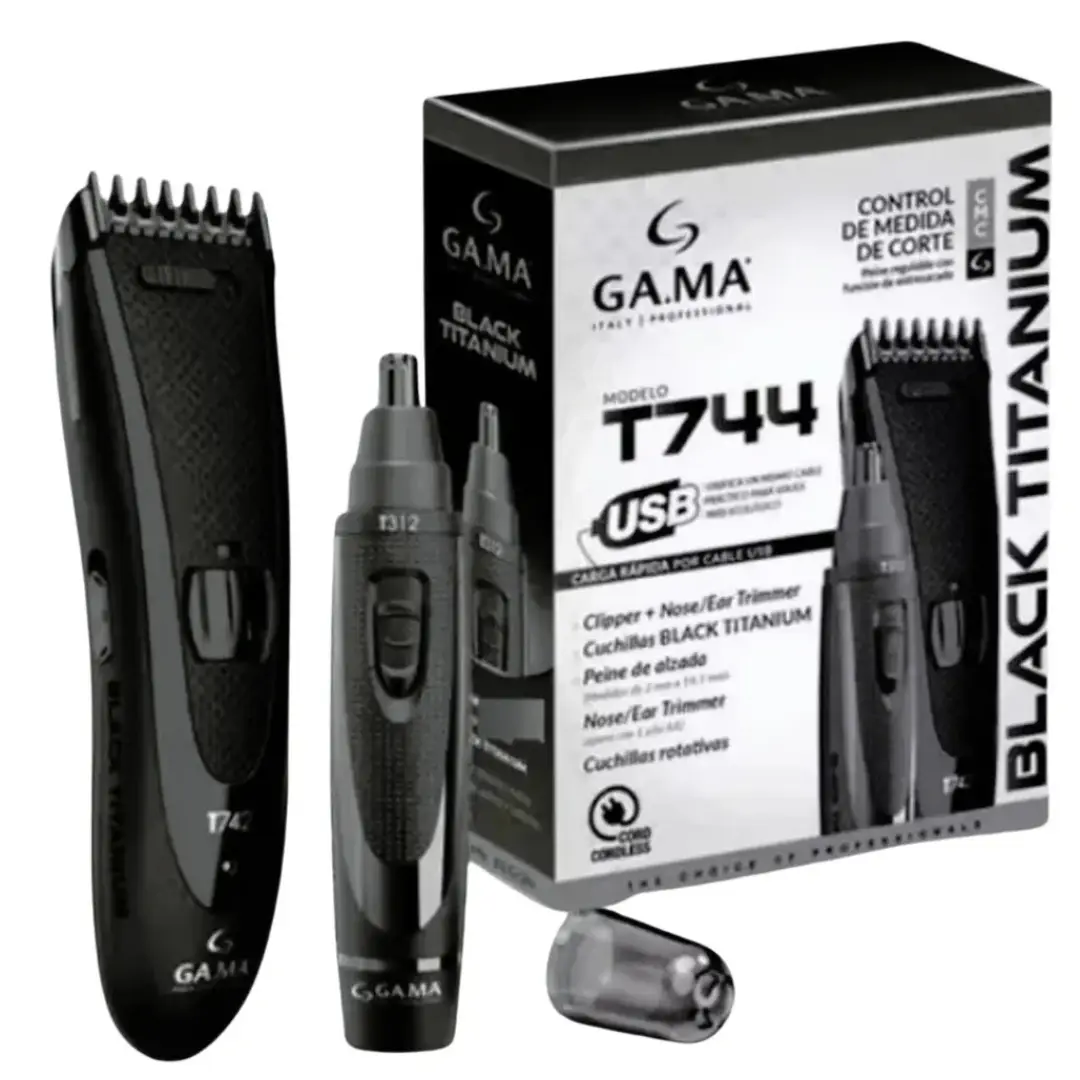 Maquina De Cortar Pelo Gama Negro T744