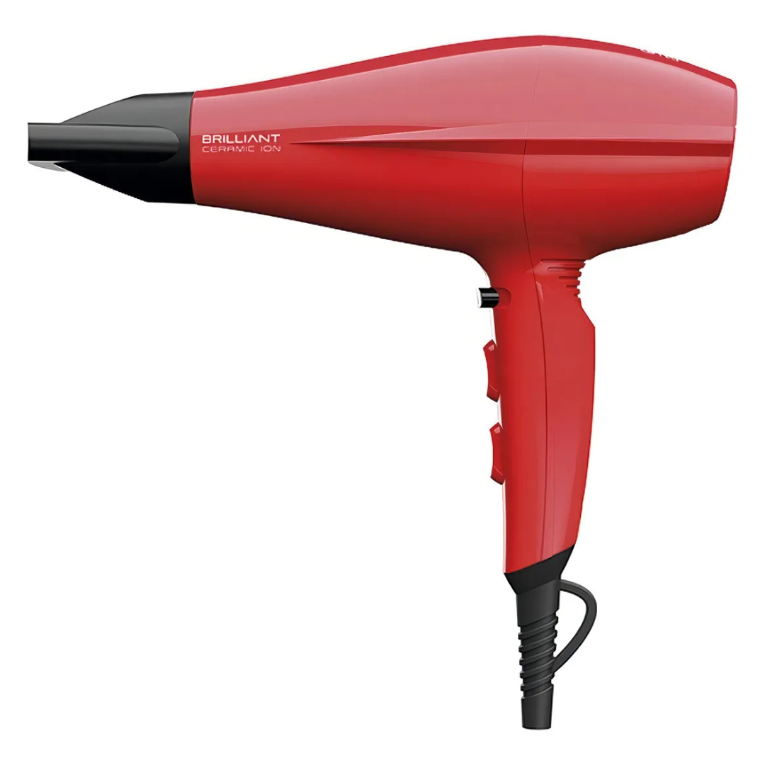 Secador De Pelo Ga.ma Italy Brilliant Ceramic Ion Rojo