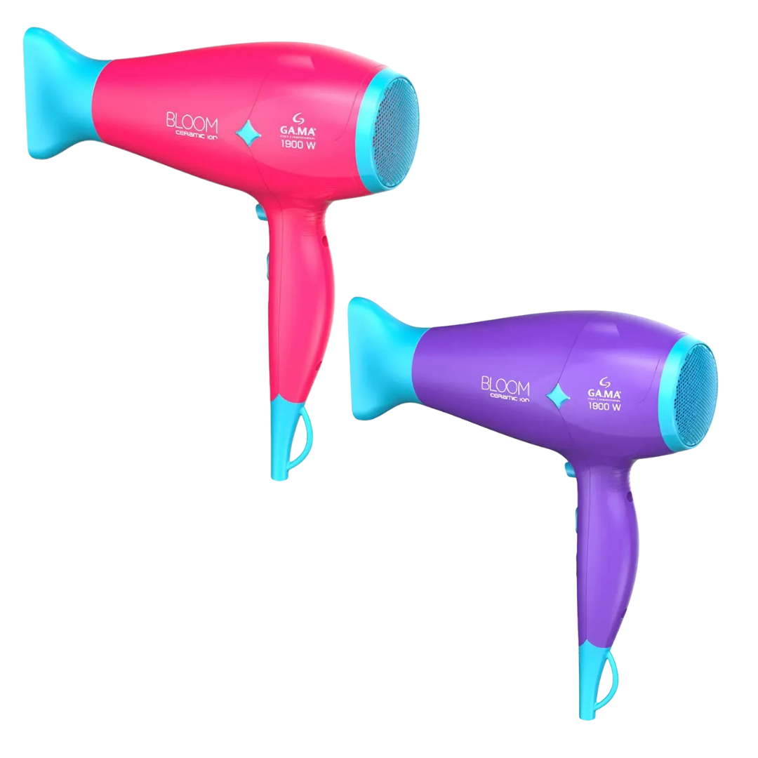 Secador De Pelo Ga.ma Italy Bloom Diamond Rosa / Violeta