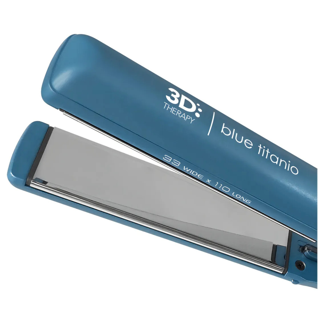 Planchita De Pelo Gama Italy Starlight W&l Blue Titanio 3d Azul Y Gris - Imagen 2