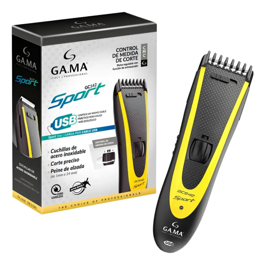 Maquina Cortar Pelo Gama Gc542 Negra