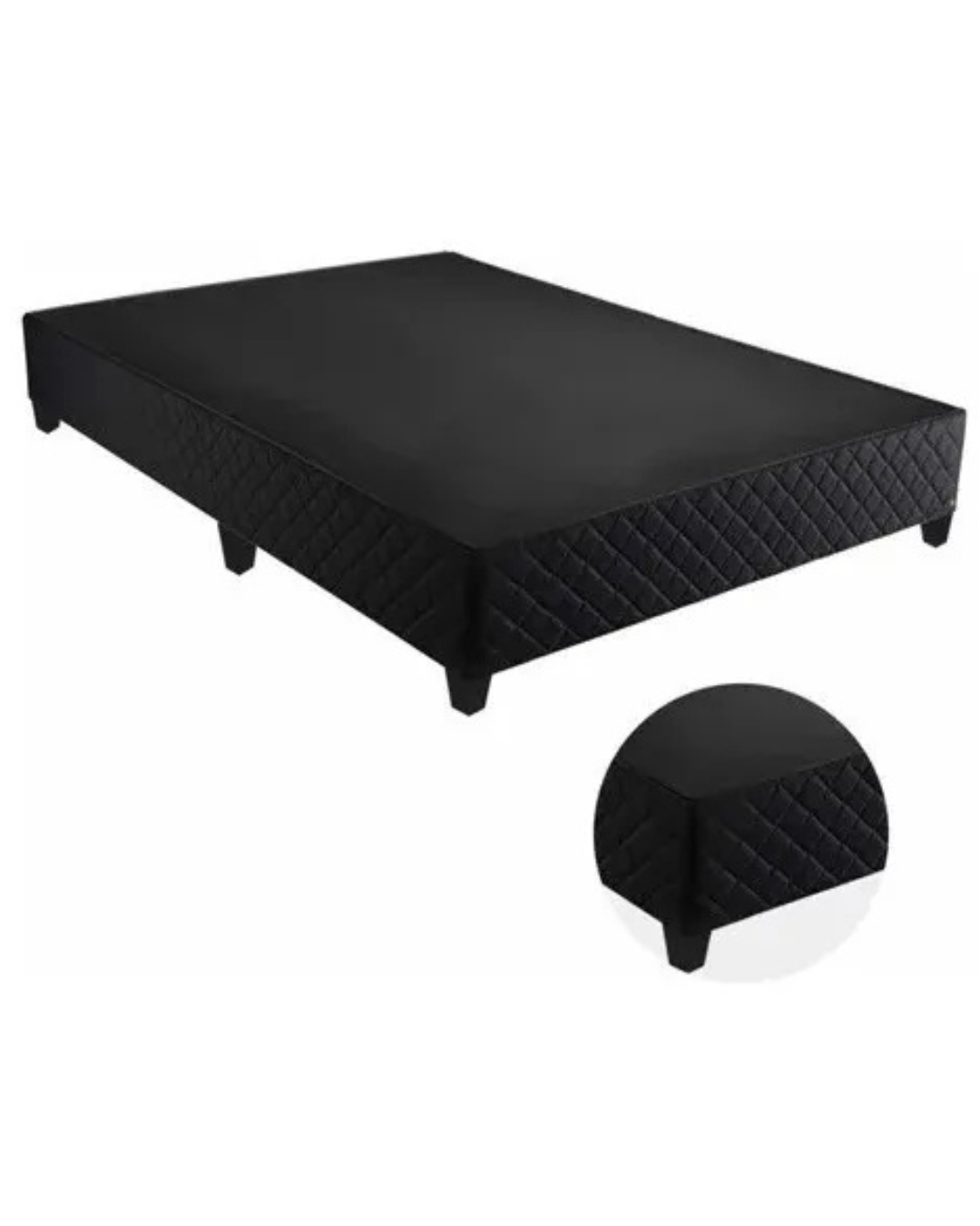 Box Para Sommier, Cama 2 Plazas, Dormitorio, Capitoneado - Imagen 3