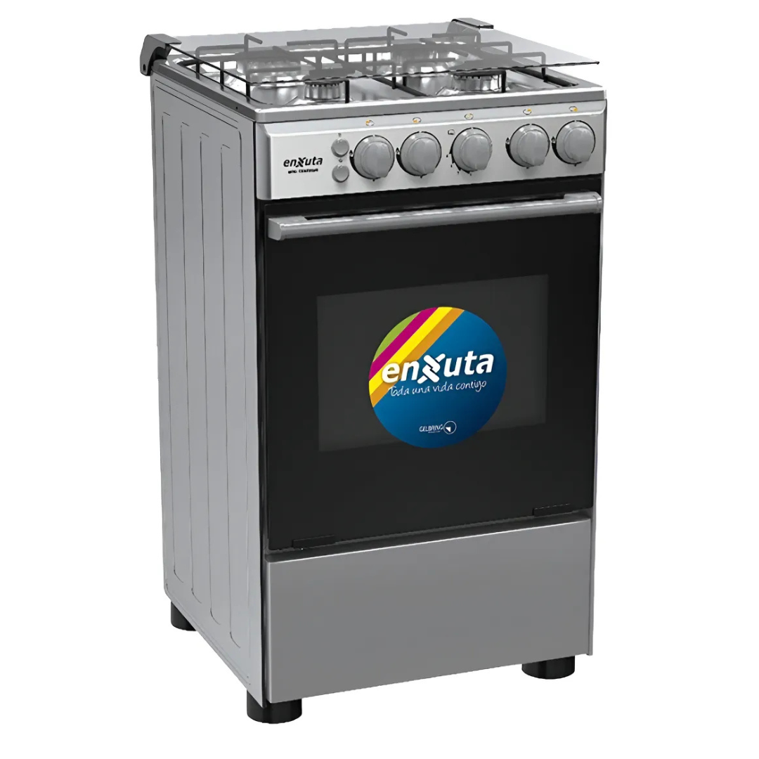 Cocina Supergas 4 Hornallas Enxuta -cenx-9504i Plateado