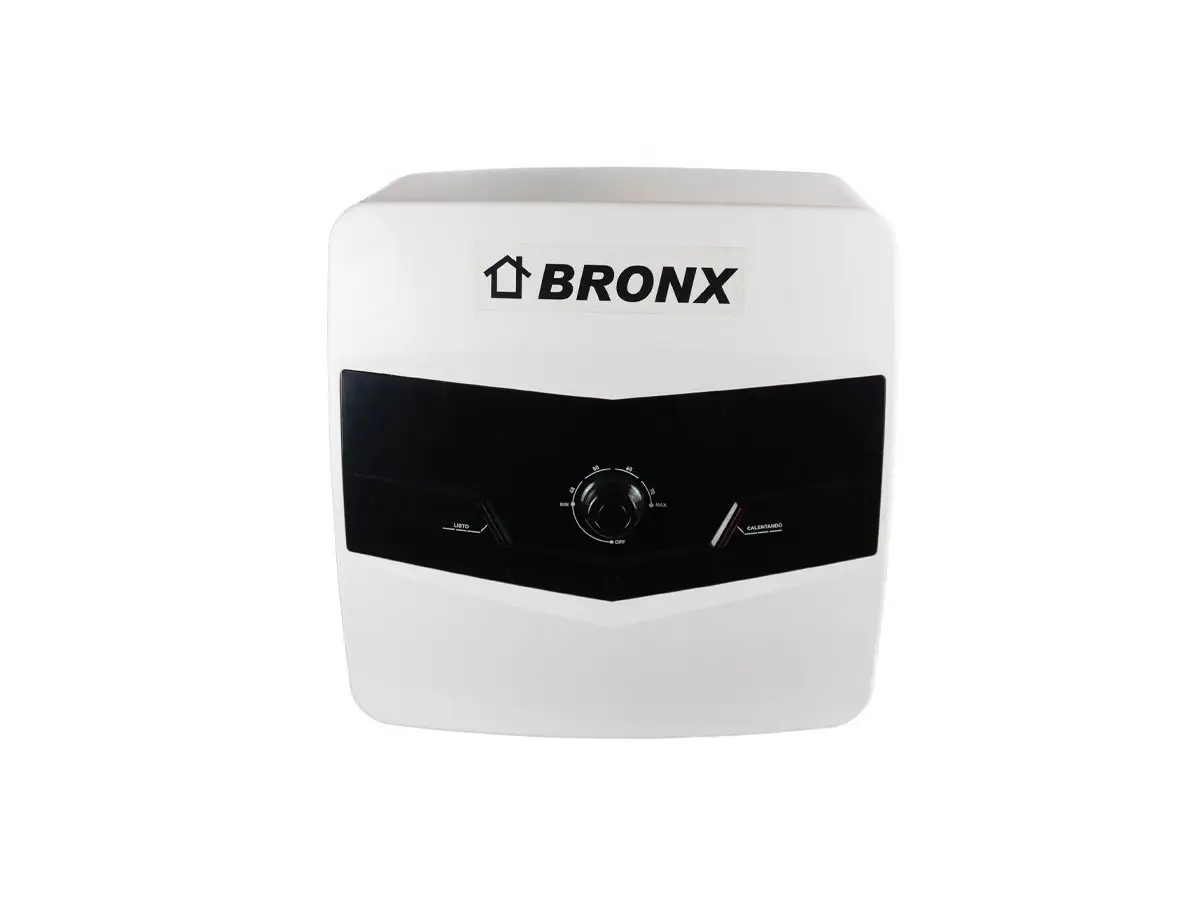 Calefon Bronx Prisma Acero 30 Lts. Blanco