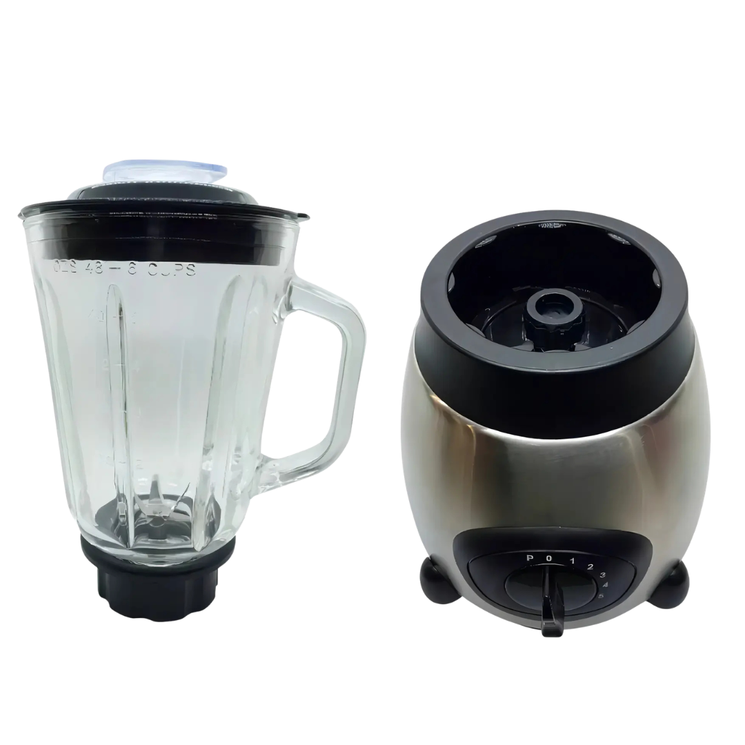 Licuadora Hoffmans 2 En 1 800 Watts Vaso De Vidrio 1,5 Litros - Imagen 2