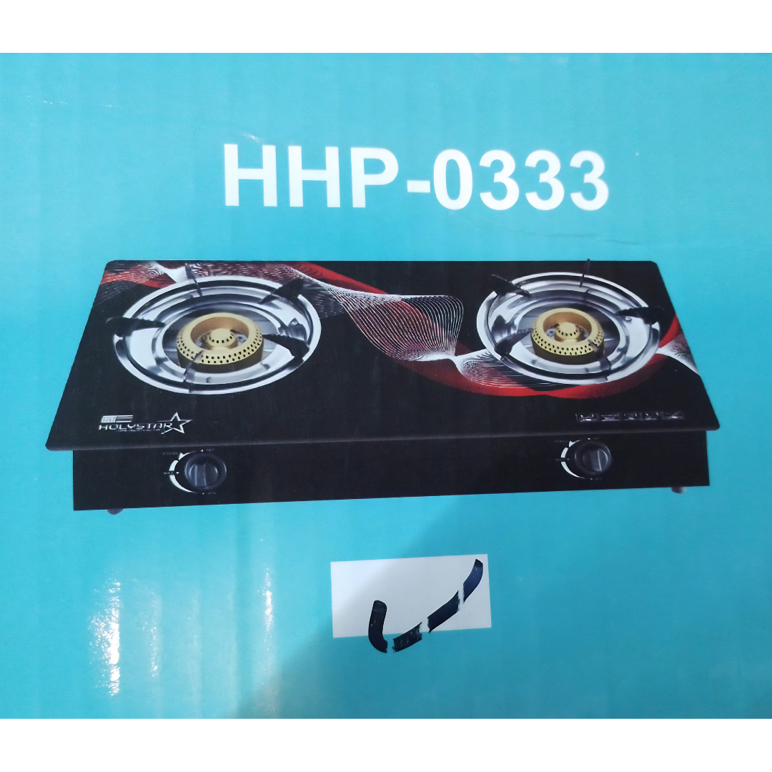 Anafe Doble Quemador Holystar A Gas Color Negro - Imagen 4
