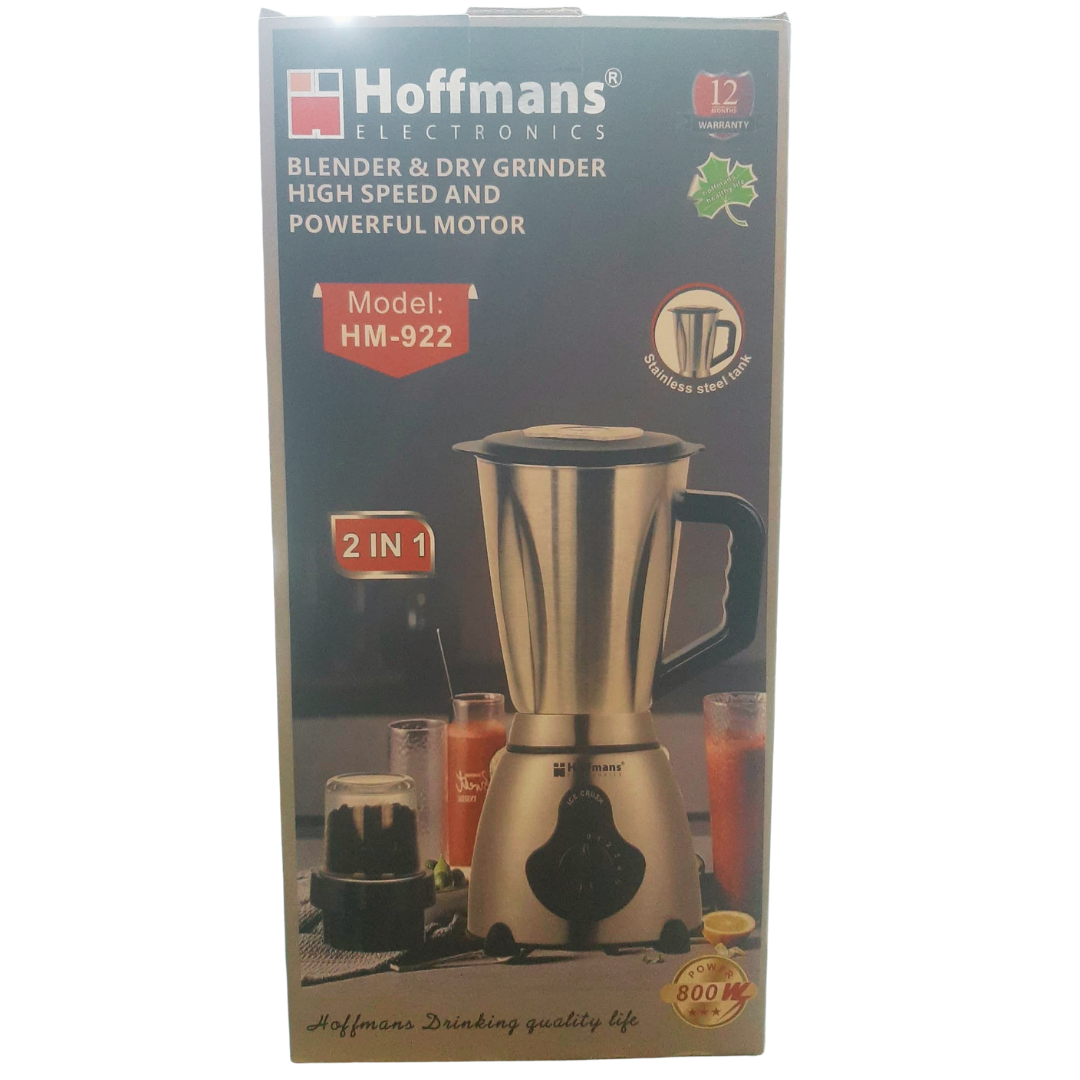 Licuadora Hoffmans Acero Inoxidable Hm-922