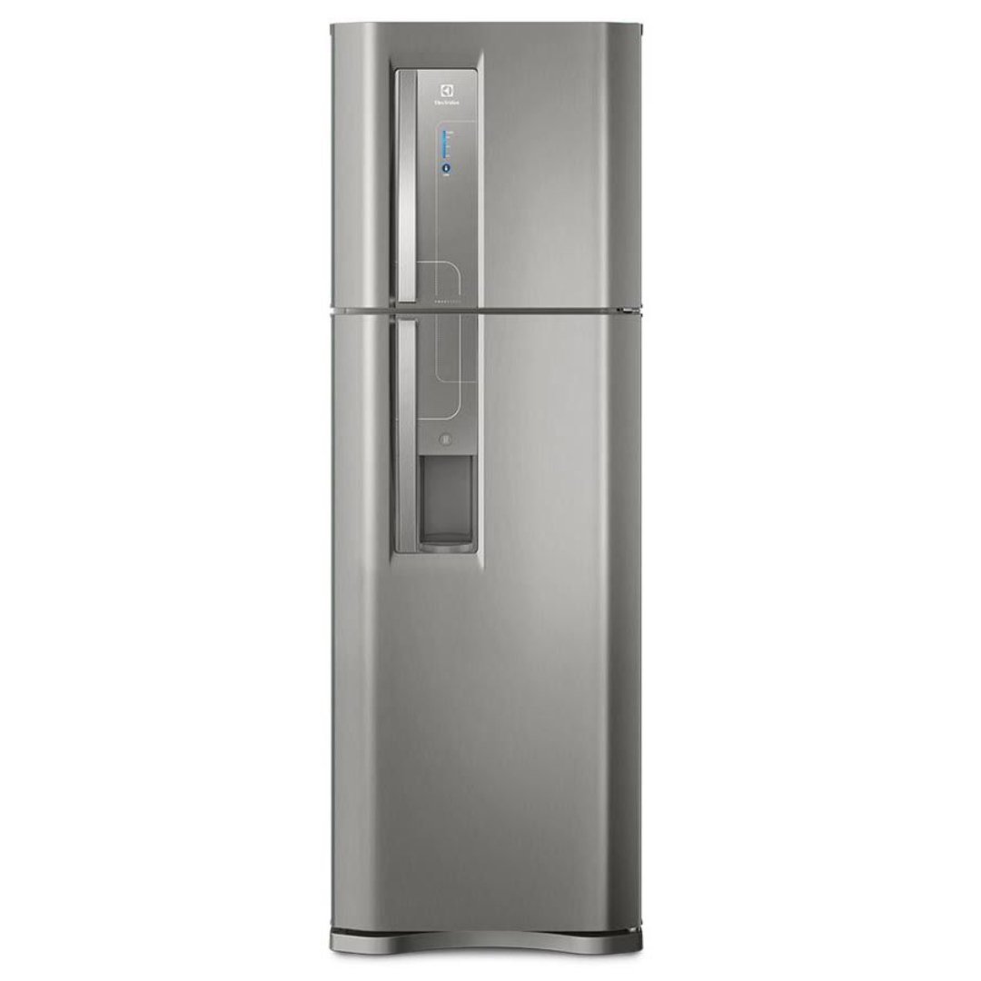 Heladera ELECTROLUX 380 L Frío Seco Plateado con Disp.
