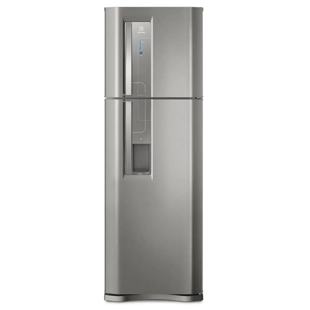 Heladera ELECTROLUX 380 L Frío Seco Plateado con Disp.