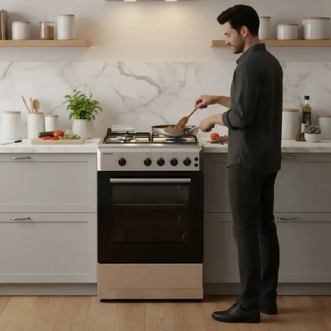 Cocina Panavox A Gas 50 Inox - Imagen 2